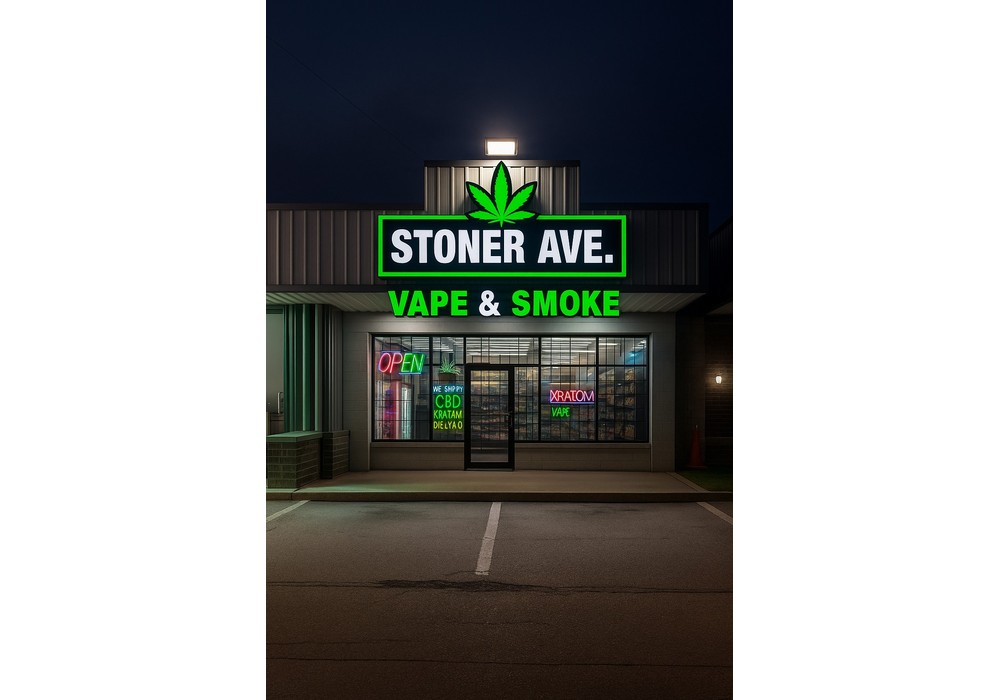 Channel letter sign for The Grind Coffee Co.